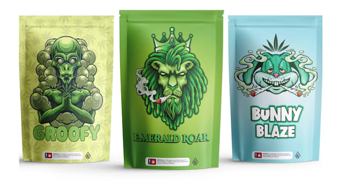 do cbd label, weed pouch, mylar bag, cannabis packaging