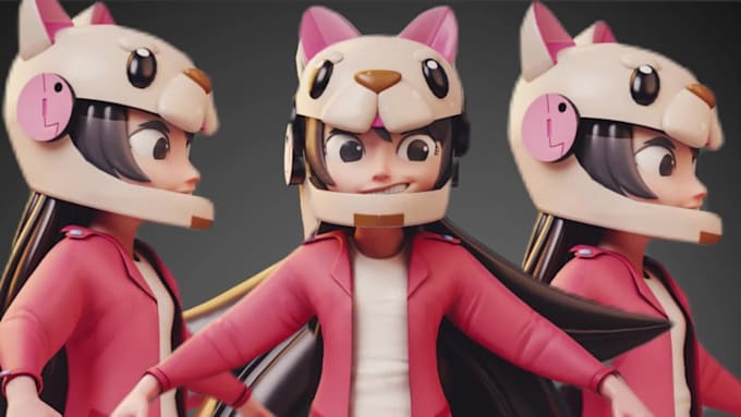 do professional 3d character animation and modeling