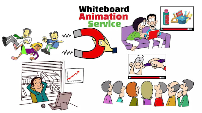 create a custom whiteboard animation, whiteboard explainer doodle video