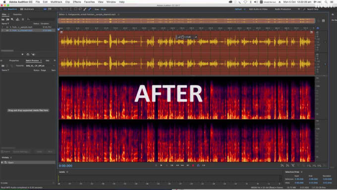 edit podcast or any other audio files in adobe audition