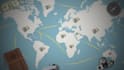 create animated maps for documentaries and travel routes