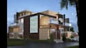 make photo realistic 3d villa render