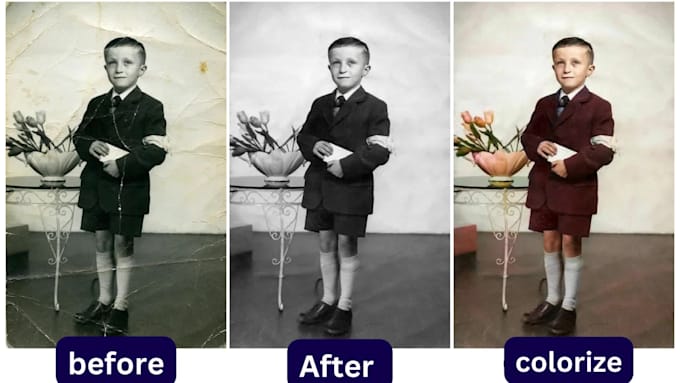 restore and colorize old photos