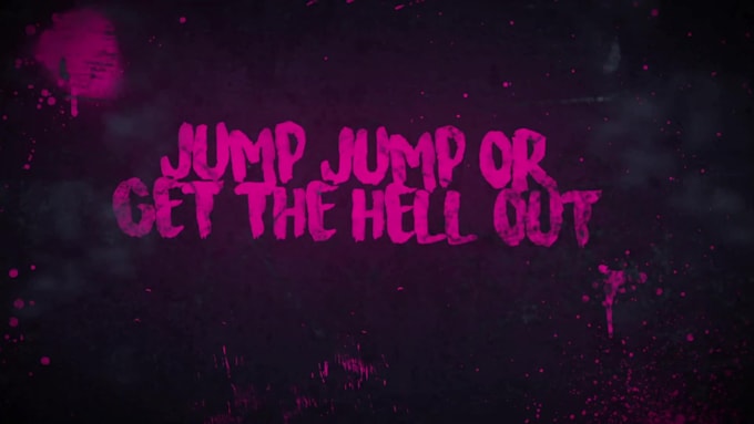 make metal, rock animated lyric video