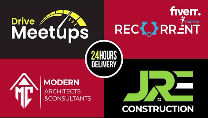 do 3 unique and minimalist 3d logo designs for your business