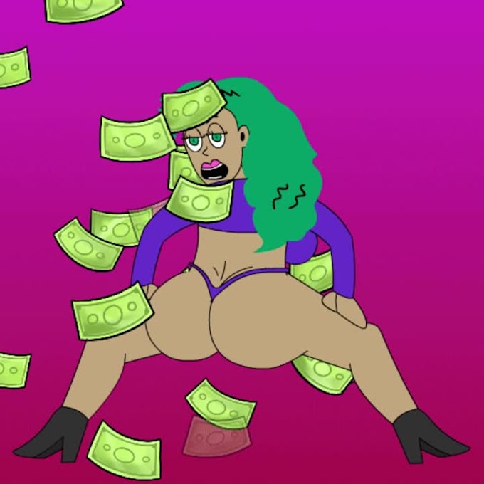 make crypto memecoin style 2d animated video
