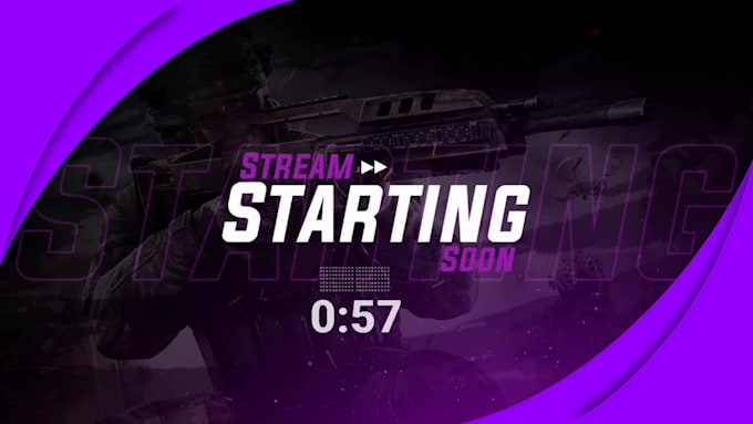 design twitch or youtube overlay for your stream