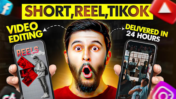 do short form video editing instagram reels, tiktok and ugc