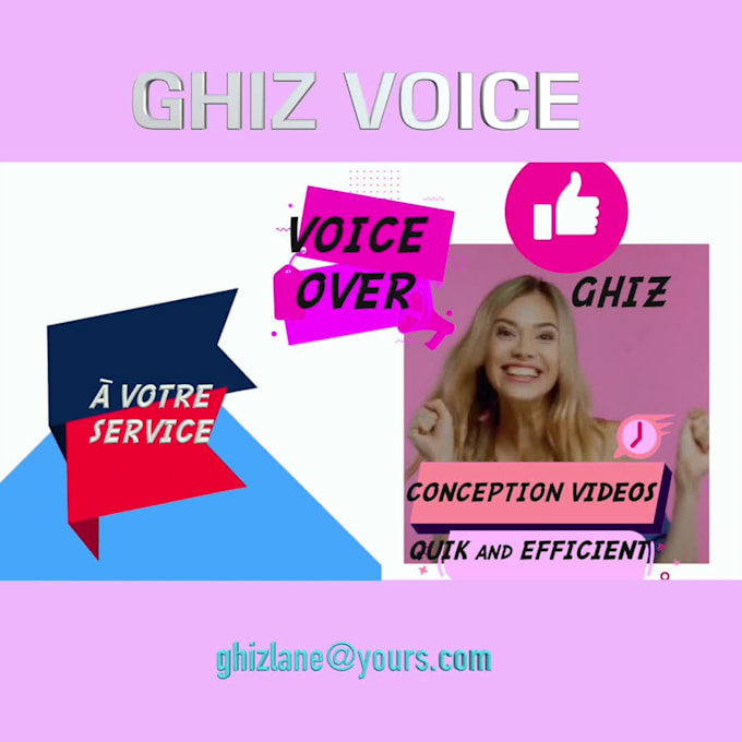 fast friendly voice over