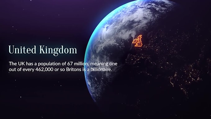 create cinematic globe and space animation videos