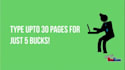 type up to 30 pages within 48 hours