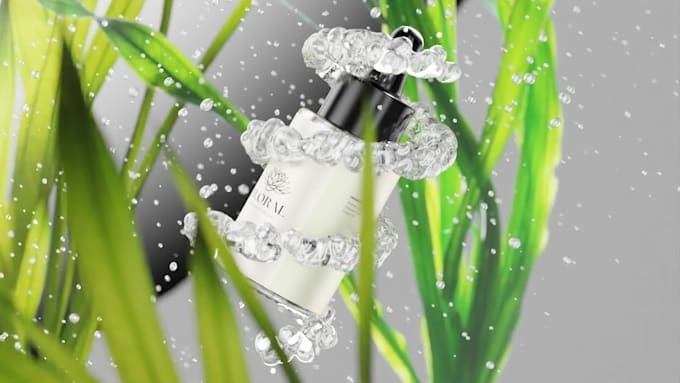 make a premium realistic 3d product animation video