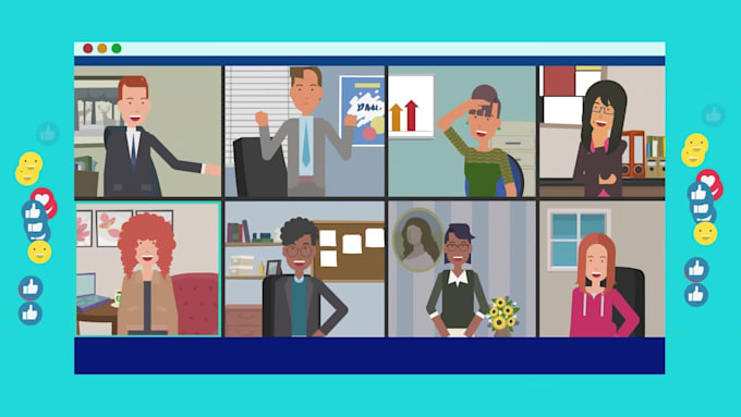 create attractive 2d cartoon animation and explainer video
