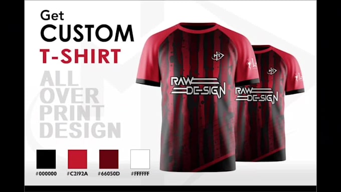 design all type of t shirts mockups and artworks