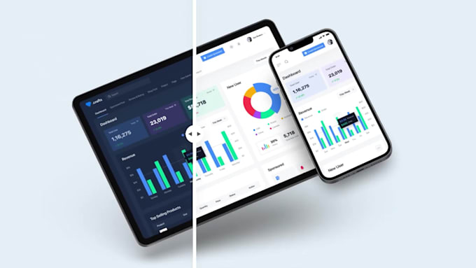 Do dashboard ui ux design, web app design and saas ui ux design in ...