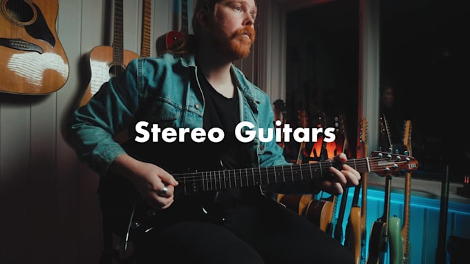 record professional electric rhythm guitar for your songs