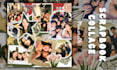 create digital memory scrapbook collage pages for you