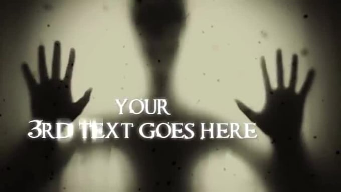 create this creepy horror promo video