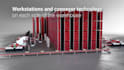 do 3d industrial warehouse animation, logistics, robotics and automation