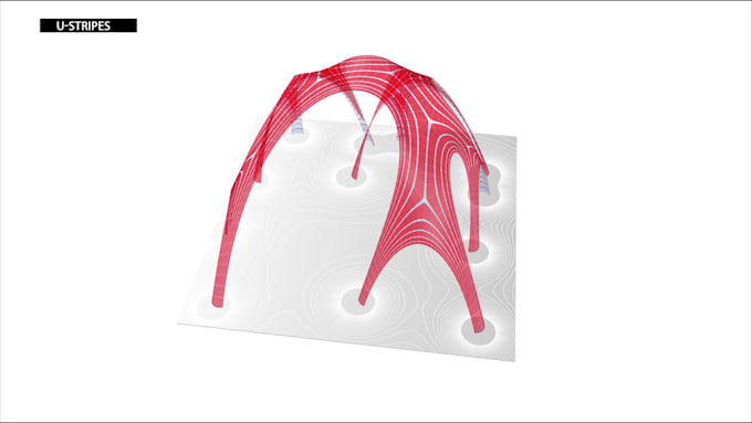 3d design facade building  with rhino grasshopper
