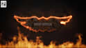 create burning fire logo reveal animation