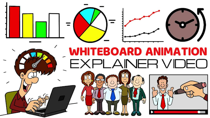 create whiteboard animation or 2d explainer video
