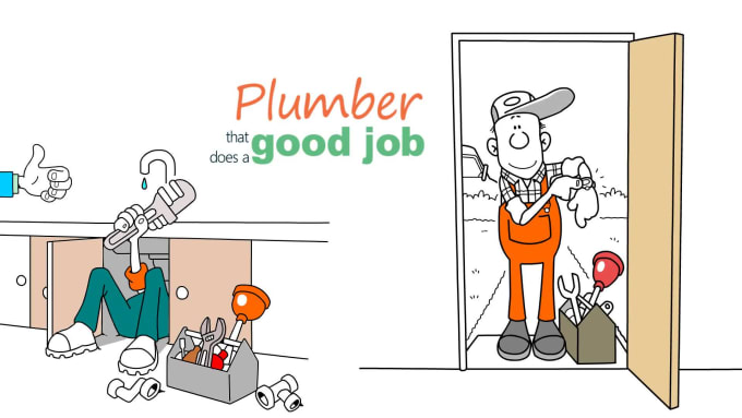 Review I will create this awesome whiteboard animation video for plumbers