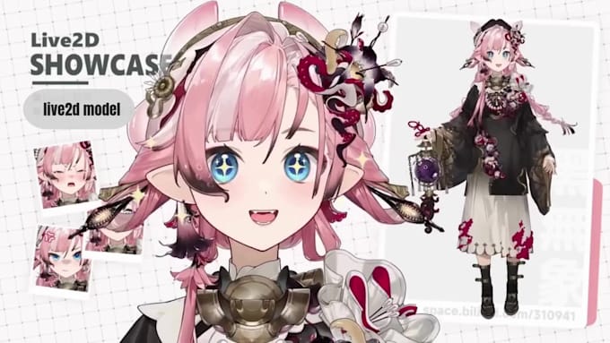 design and rig live2d vtuber model, vtuber commission 2d anime, 2d vtuber model