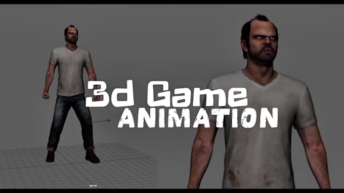 do 3d character animation, 3d game animated video for ue5, unity, fornite
