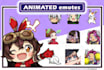 custom animated chibi emotes for twitch or discord or youtube 24 hour delivery