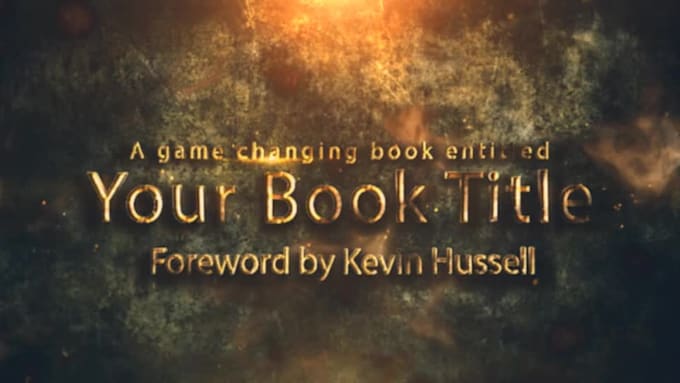 Big Deals! I will create epic cinematic book trailer  fiction teaser promo video  for $30