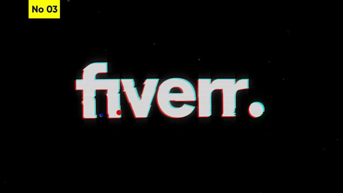 make top 10 glitch logo intro and outro video