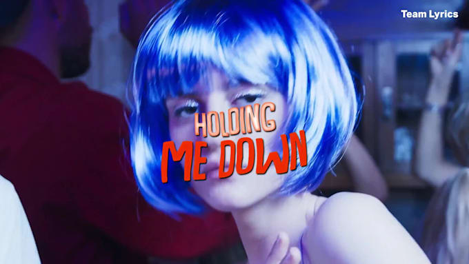 make professional stylish lyric music video in 5 hours