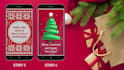 create a christmas or happy new year animated instagram story or post