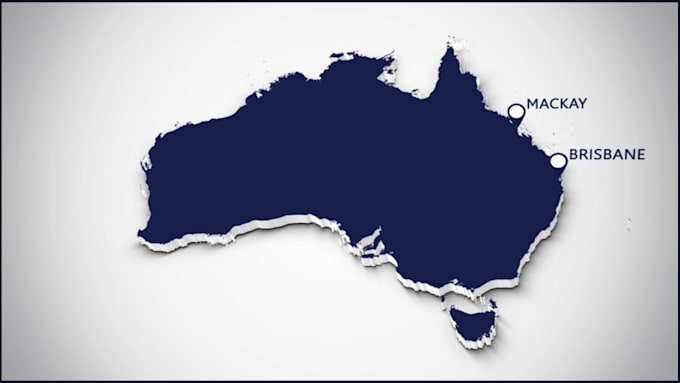 create 3d map animation videos for travel and documentary