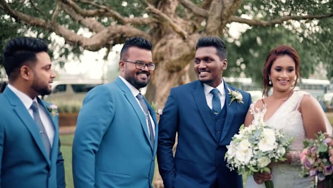 do cinematic wedding video editing