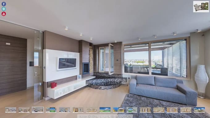 create custom virtual tour 360