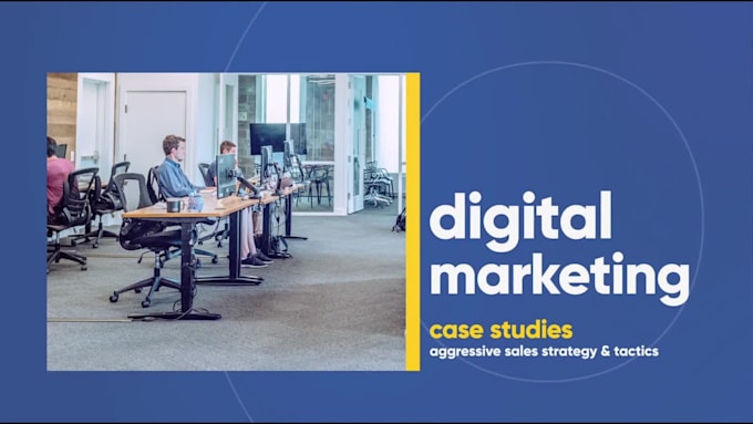 create rhythmic and powerful digital agency promo