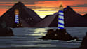 do a professional pixel art illustration backgrounds and video game accessories