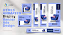 design google display banner ads for adroll or adwords