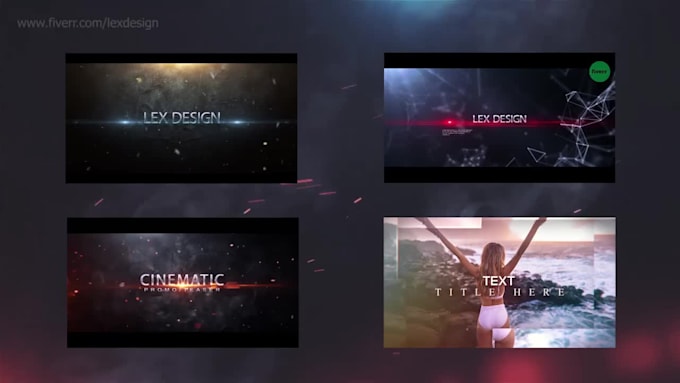 create a cinematic intro, promotional or teaser video