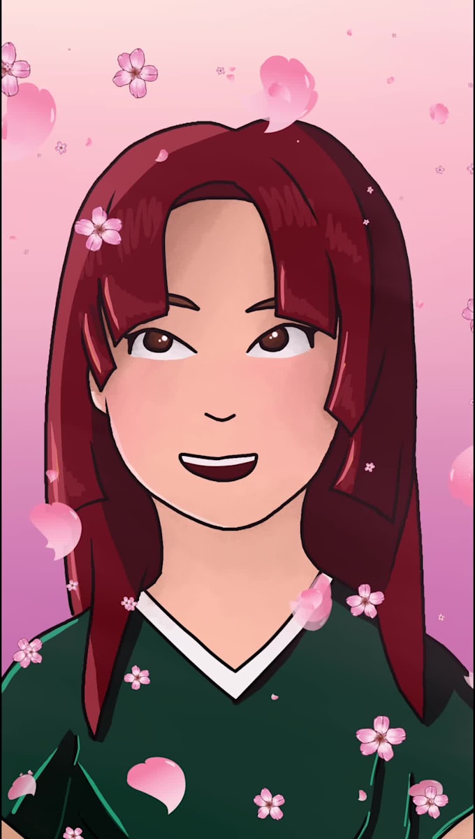 make portraits in my webtoon style or semi realistic style