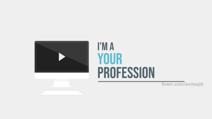 I will create your digital resume or cv portfolio video