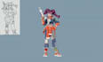 convert your 2d art into 3d character model perfect reedy for  3d printing