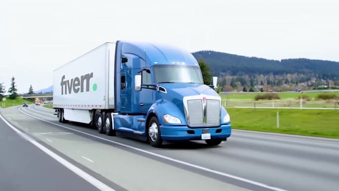 make this truck trailer video for your logo