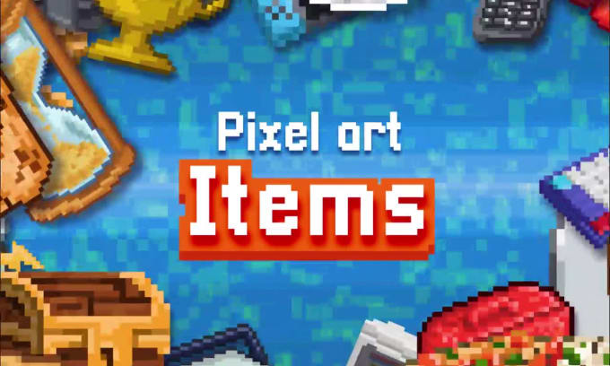 Pixel Art Food Items