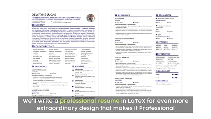 write professional technical ats resume and design service