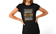 design a minimalist typography t shirt