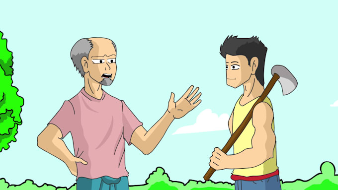 create professional 2d storytime cartoon animation video
