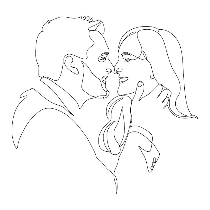 Top 10! I will design one line art  for $30